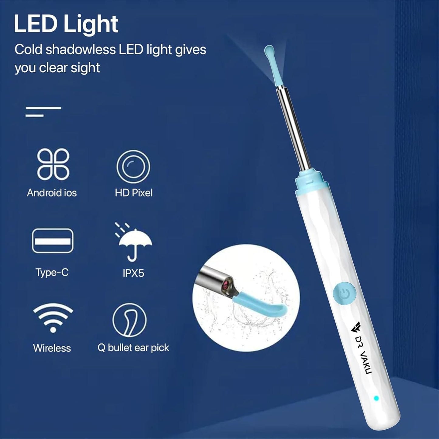 Smart Visual Ear Wax Cleaner with HD Camera